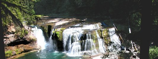 Lower Lewis Falls, northeast of Vancouver